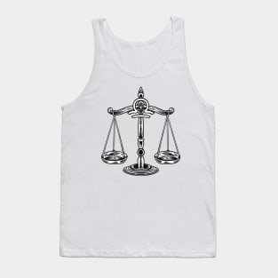 Libra Zodiac Sign Birthday Gift Tank Top